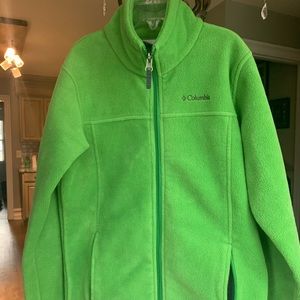 Boys medium Columbia fleece zip up